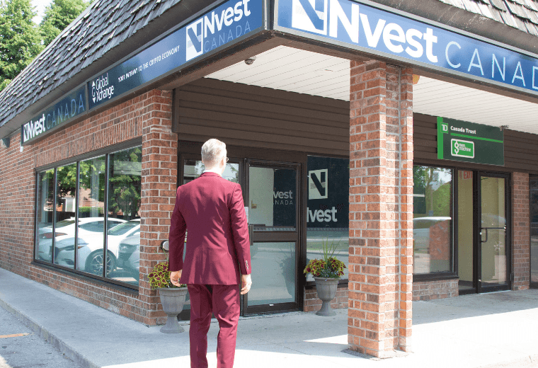 The Nvest Canada branch storefront